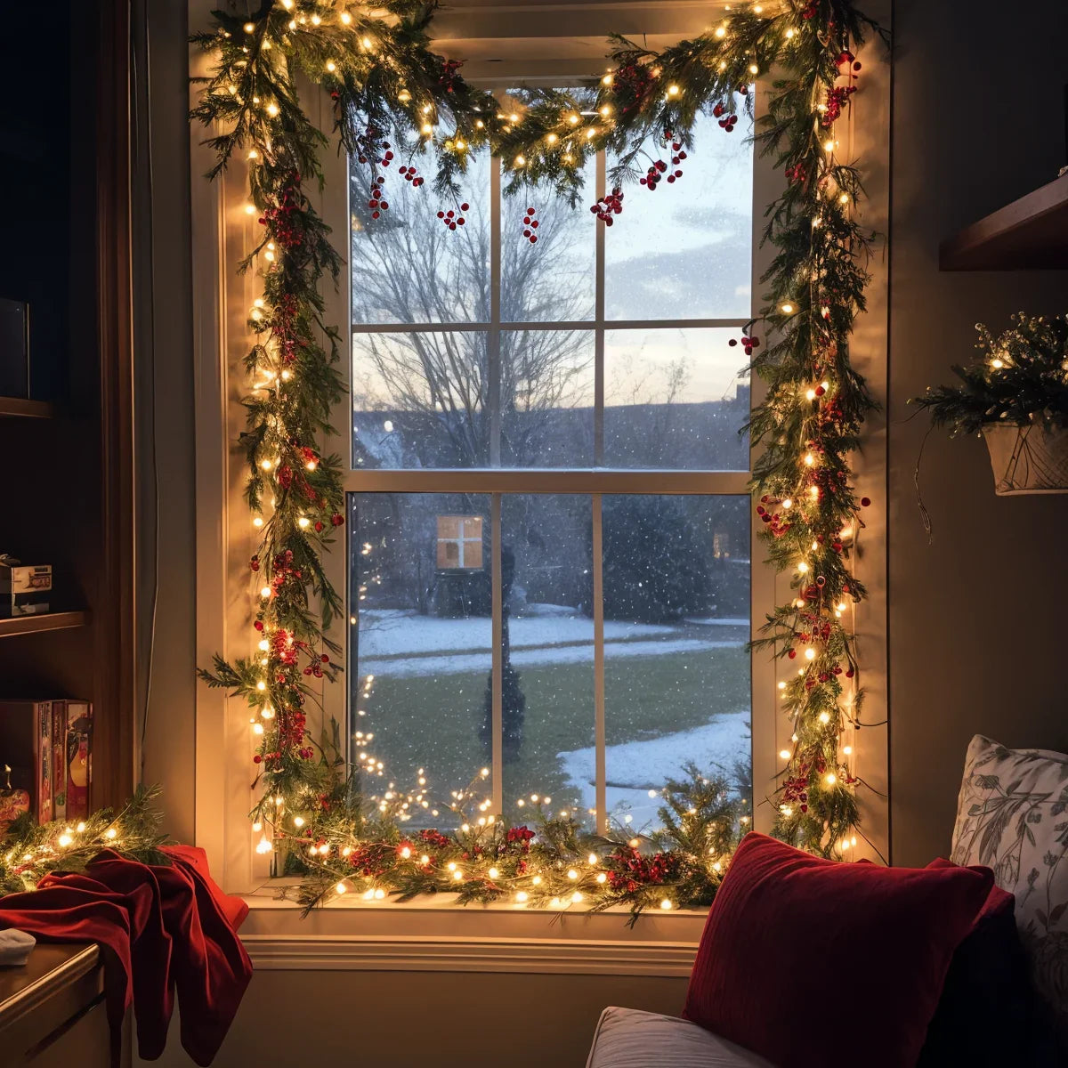 LumiBerry Girlande – LED-Dekolicht warmweiß für Innenräume