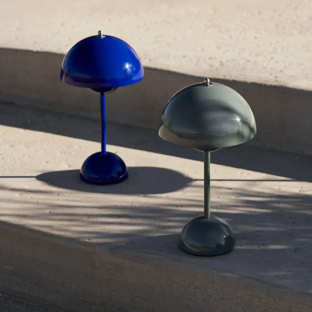 Mondschein – Moderne LED-Tischlampe dimmbar Weiß Wohnzimmer