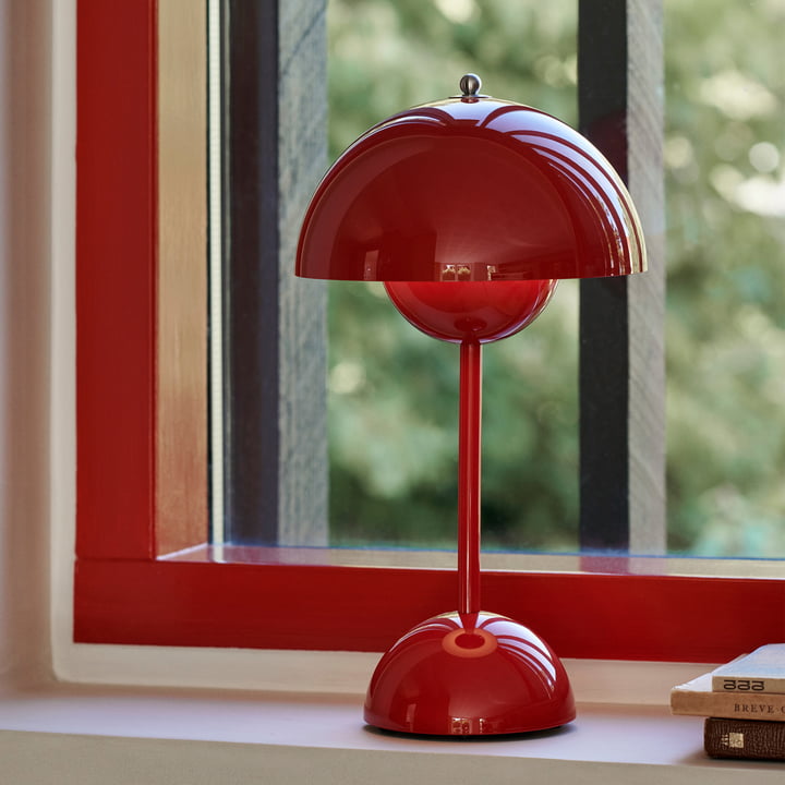Mondschein – Moderne LED-Tischlampe dimmbar Weiß Wohnzimmer