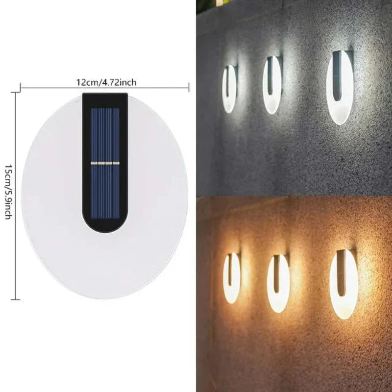 SunStream LED Solar Wandleuchte Außen – Warmweißes Licht & Wandbeleuchtung