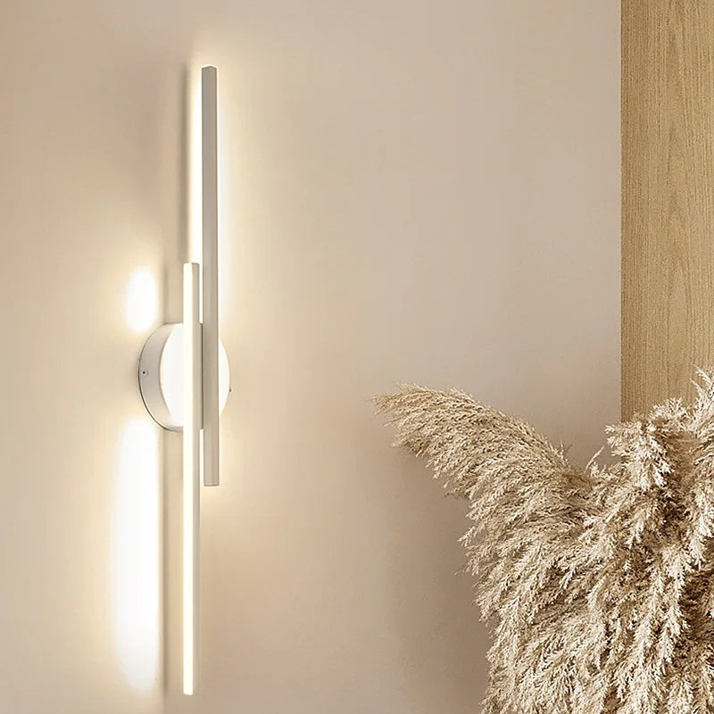 ZenithLicht - Moderne LED-Wandleuchte Twin Linear