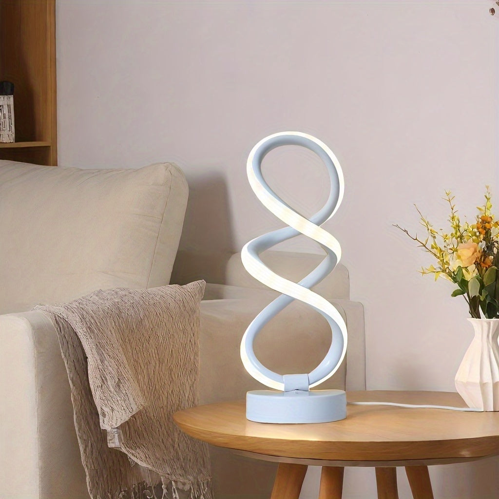 AmbiSpire - Spiralförmige LED-Tischleuchte mit mehreren Farbmodi