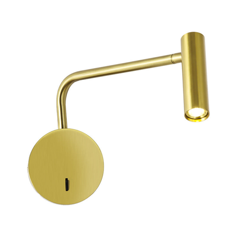 VernoLux LED-Wandleuchte – Modernes Design in Schwarz, Weiß & Gold