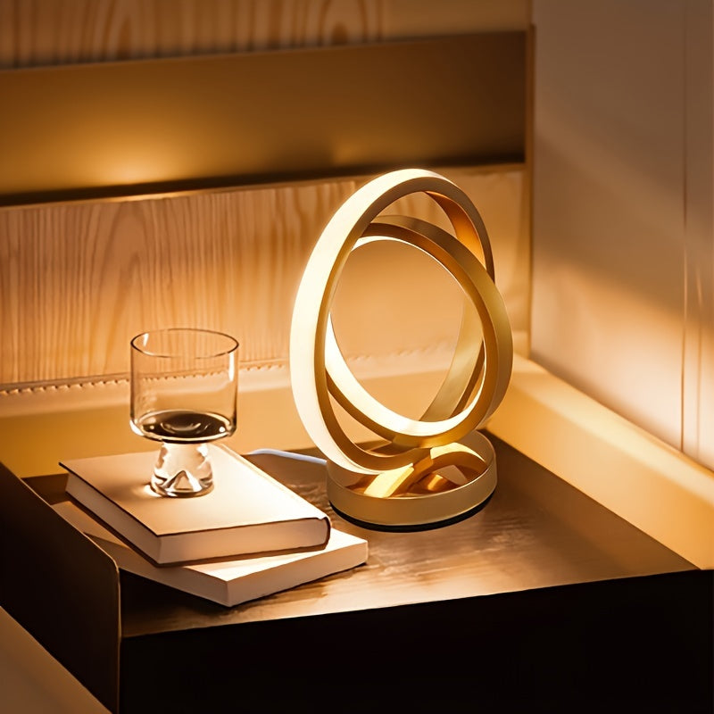 LumiRise - Moderne dimmbare USB-LED-Tischlampe