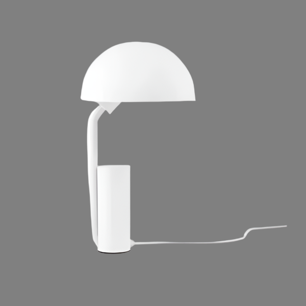 Capello Moderne Tischlampe – LED dimmbar Weiß für Wohnzimmer & Büro