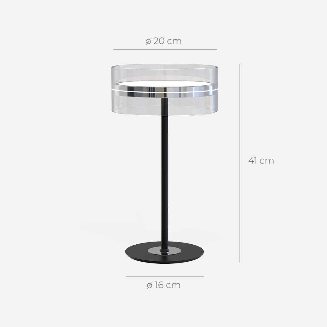 NovaLux – Moderne Glas-Wandleuchte elegantes Design Weiß für Terrasse