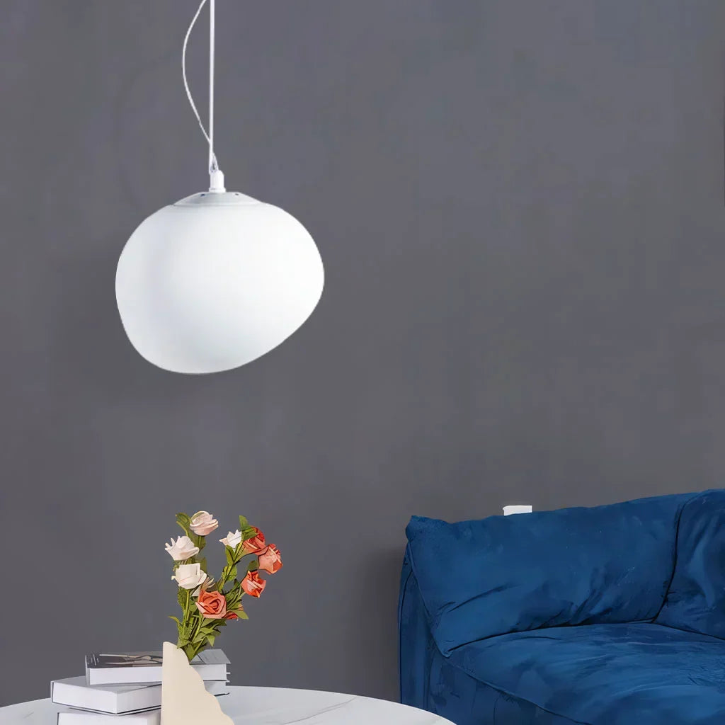 Skandiloft Pendelleuchte Nordisch Weiß, Modern & Dimmbar für Esszimmer