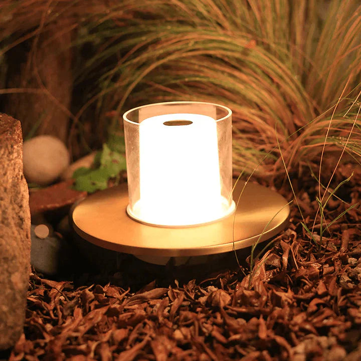 GlowSense LED-Kerzenlampe – Modern Induktiv Warmlicht für Garten & Terrasse