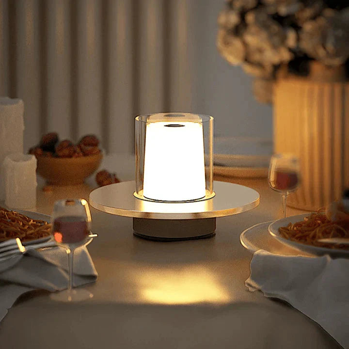 GlowSense LED-Kerzenlampe – Modern Induktiv Warmlicht für Garten & Terrasse