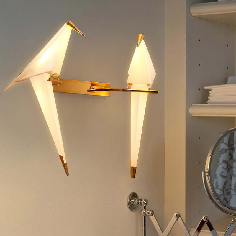 Vogelleuchte – Stilvolle LED-Wandlampe mit Vogelmotiv