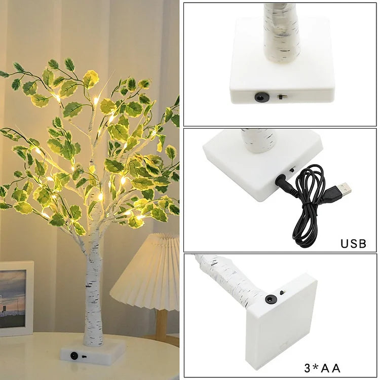 EverLumi LED-Baumleuchte – Grün, Weihnachtsstil, für Garten