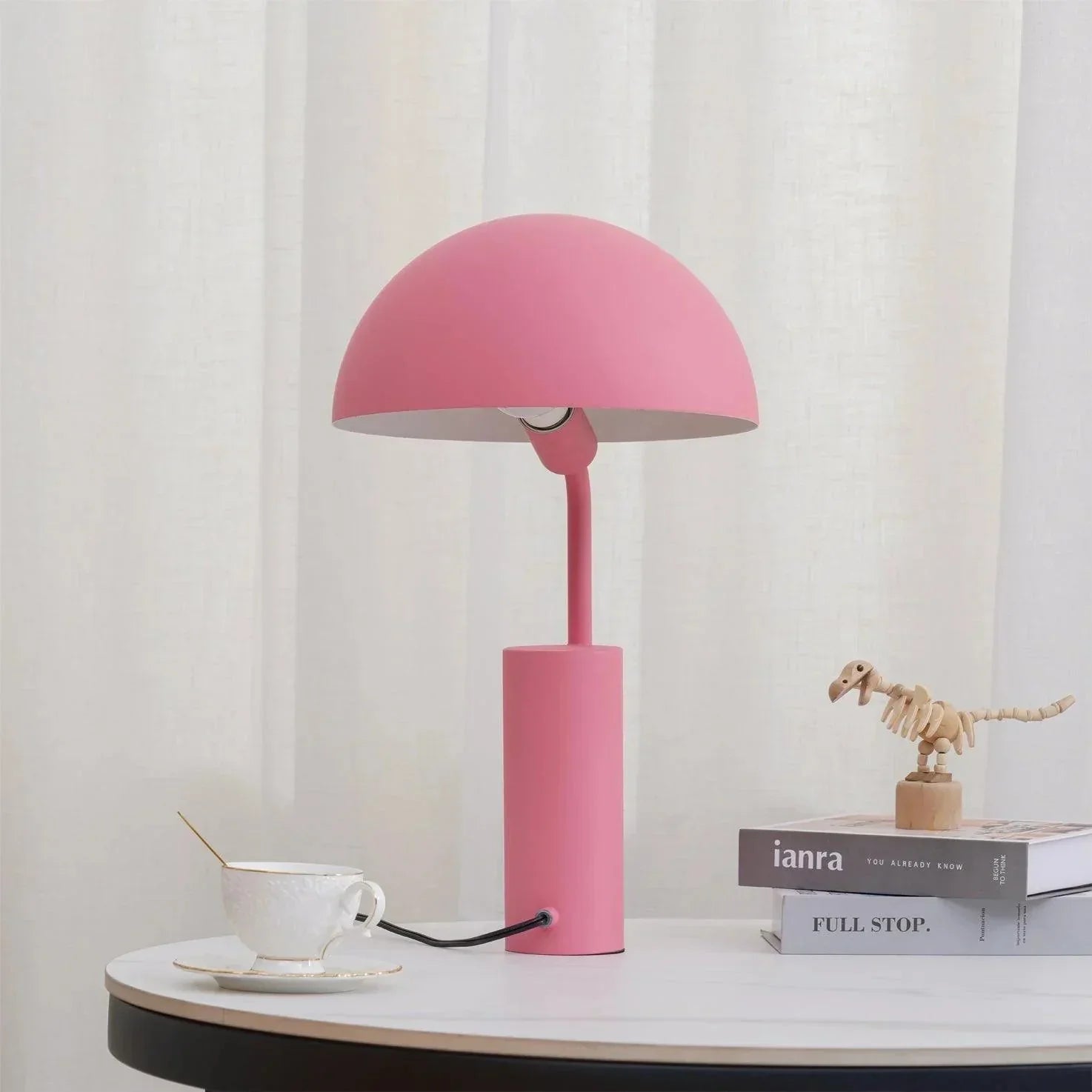 Capello Moderne Tischlampe – LED dimmbar Weiß für Wohnzimmer & Büro