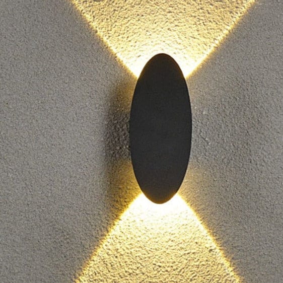 AbendGlanz – Moderne Außenwandleuchte LED Schwarz Terrasse & Garten