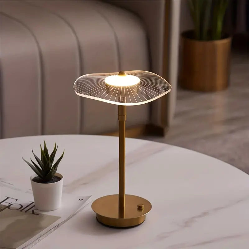 LumiLux – Moderne LED-Tischlampe energiesparend Weiß für Wohnzimmer