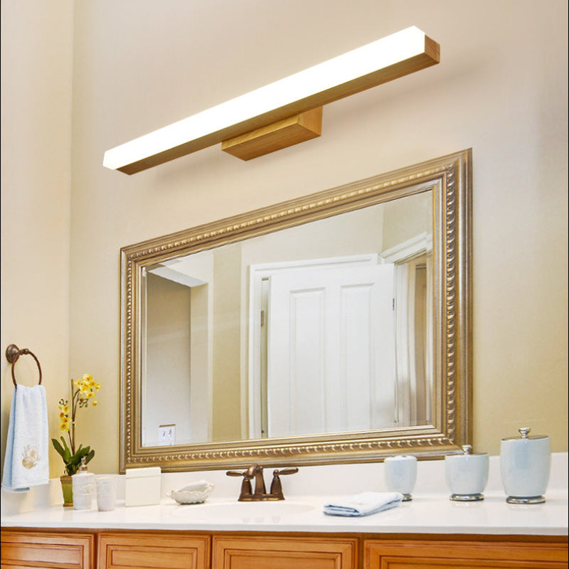 AvaWood LED-Wandleuchte - Holzoptik mit LED-Beleuchtung