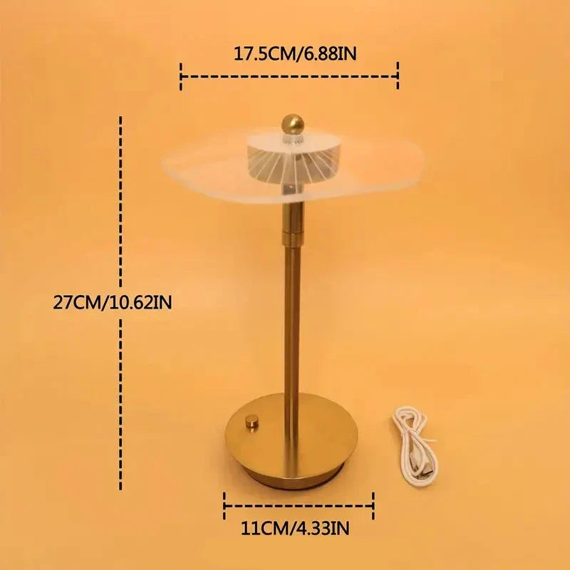 LumiLux – Moderne LED-Tischlampe energiesparend Weiß für Wohnzimmer