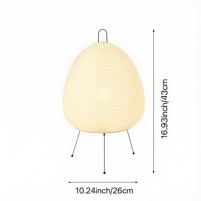 ZenLicht - Japanische Reispapier-Tischlampe
