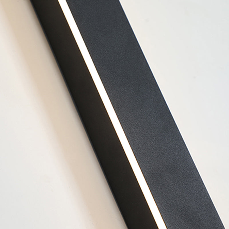 VantaGlow LED-Wandleuchte - Modernes schwarzes Metall