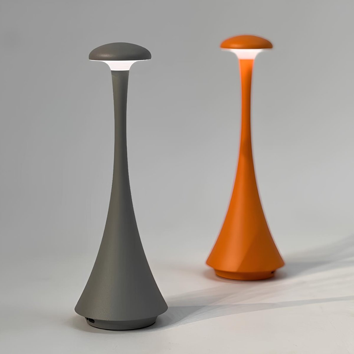 LumoSpire Design-Tischlampe LED Modern Dimmbar Schwarz für Wohnzimmer