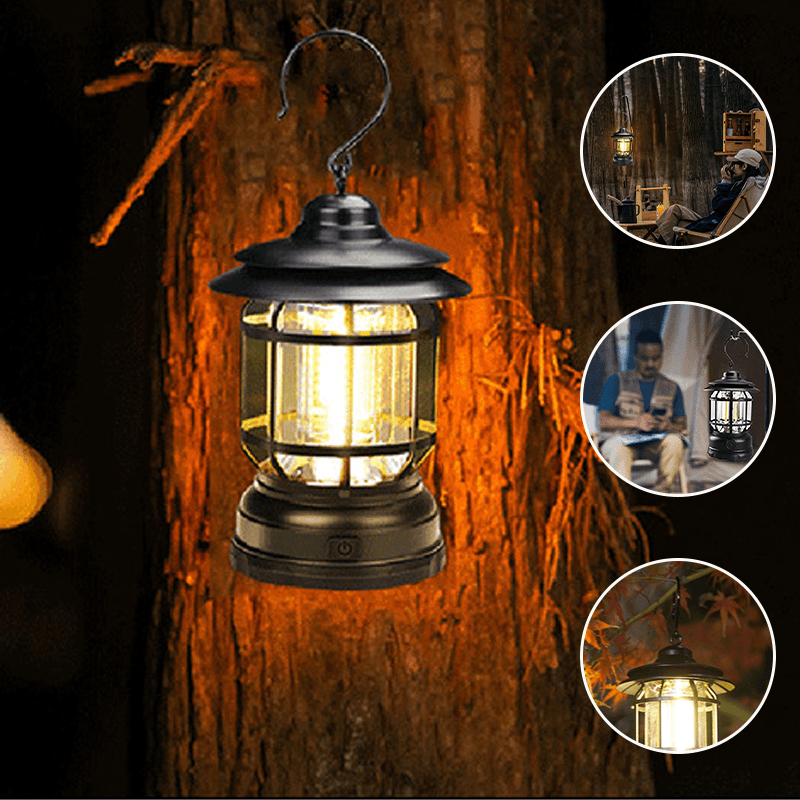 RetroLight – Tragbares Vintage-Campinglicht