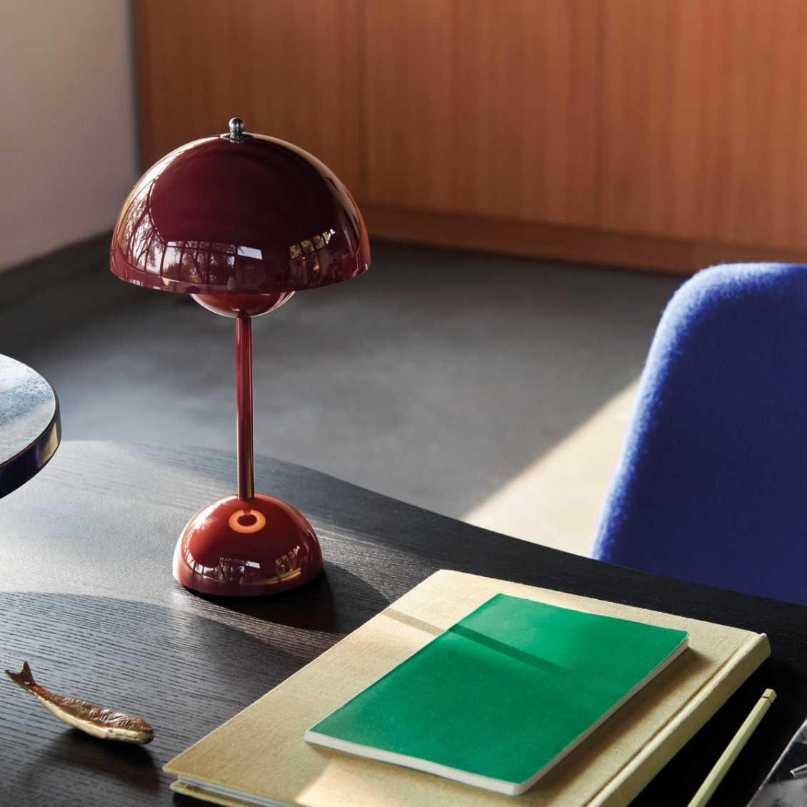 Mondschein – Moderne LED-Tischlampe dimmbar Weiß Wohnzimmer