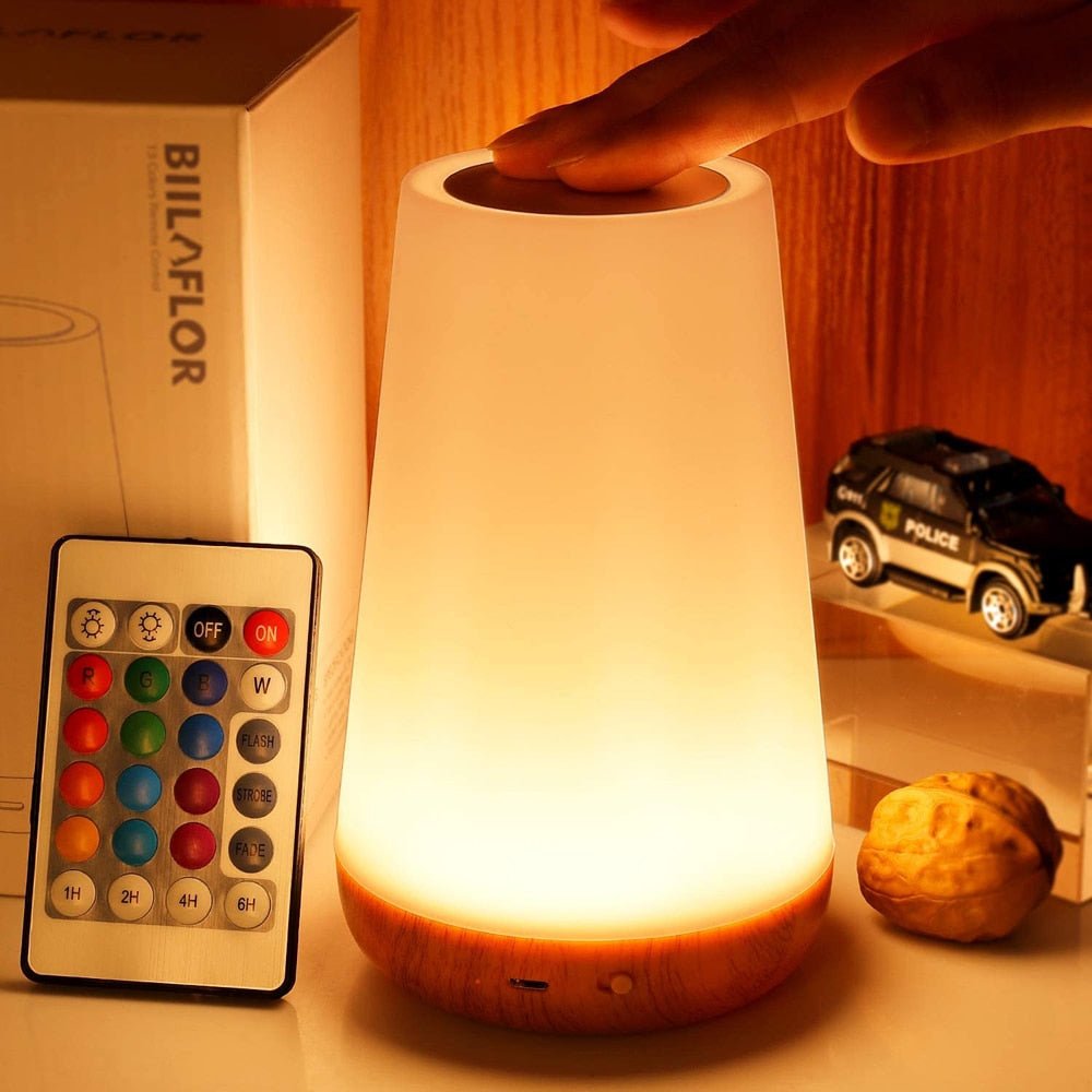 Lumora Moderne LED-Tischlampe – Dimmbar Weiß fürs Wohnzimmer