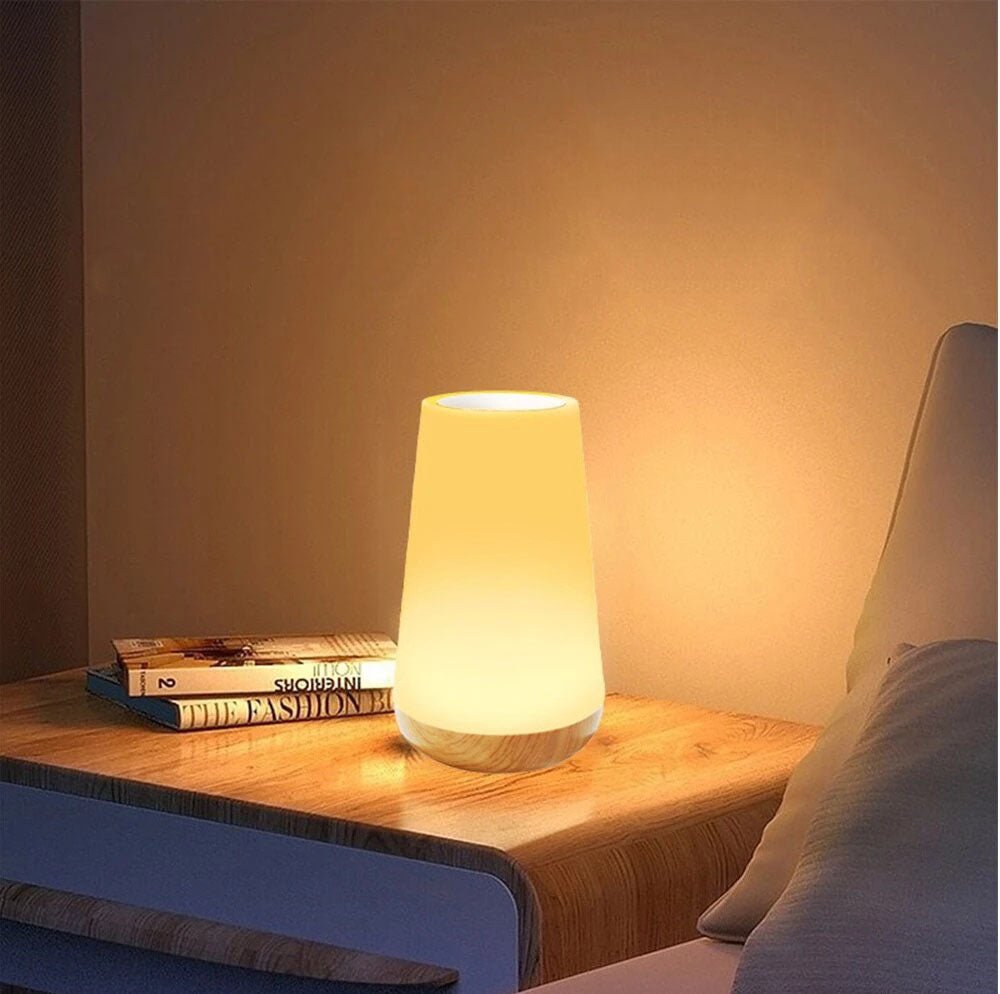 Lumora Moderne LED-Tischlampe – Dimmbar Weiß fürs Wohnzimmer