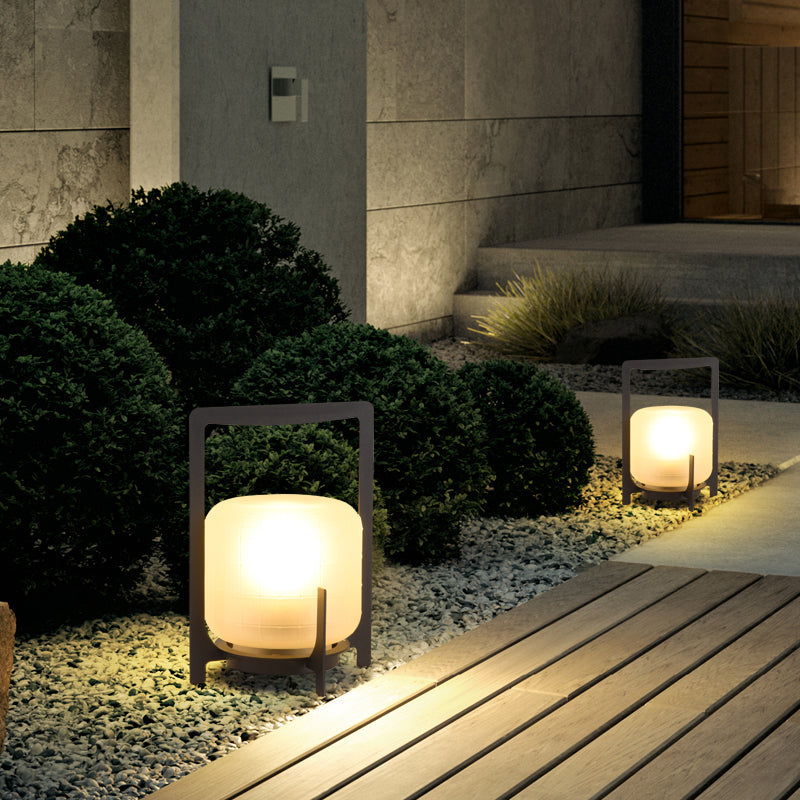 SolaLume Solarleuchte Modern für Terrasse IP65 Warmweiß Schwarz