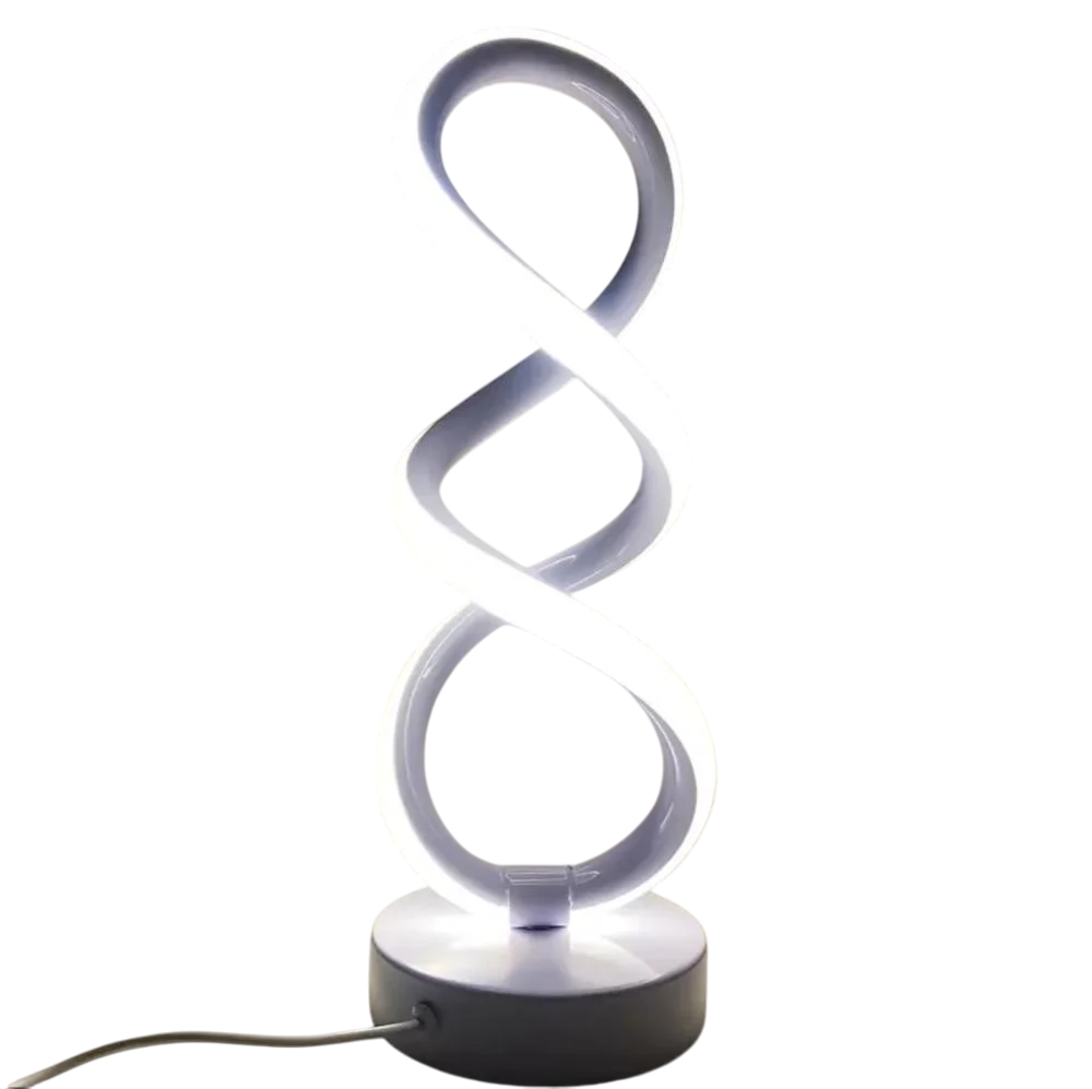 AmbiSpire - Spiralförmige LED-Tischleuchte mit mehreren Farbmodi