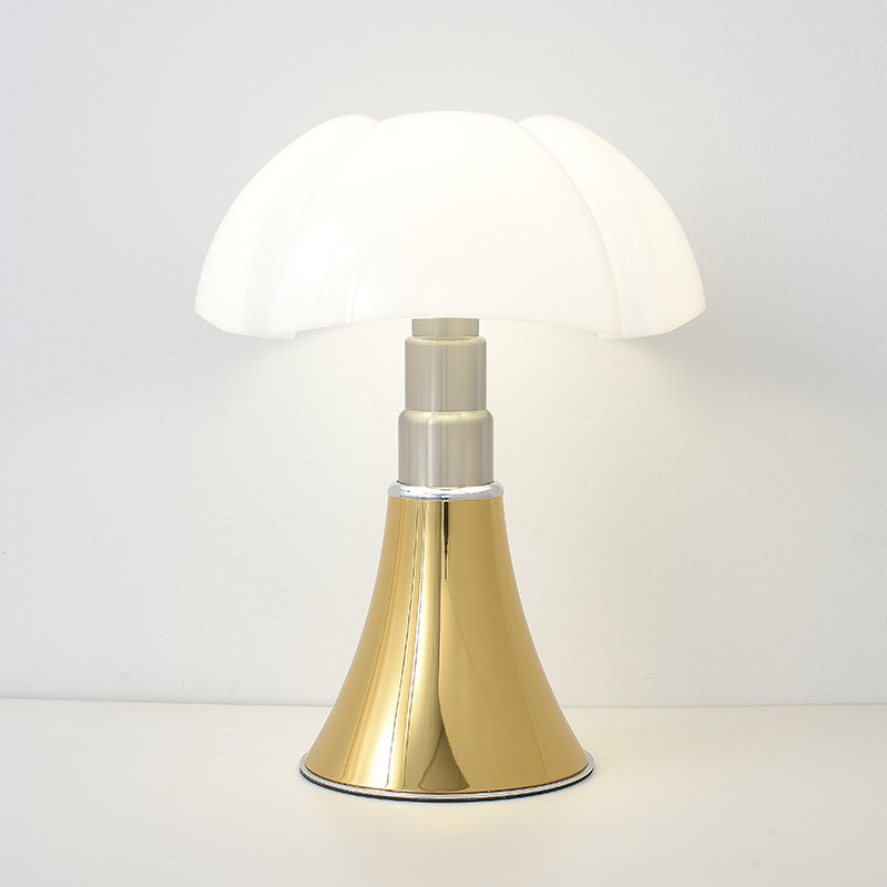 RetroLuce Designer-Tischlampe Vintage LED Gold für Wohnzimmer