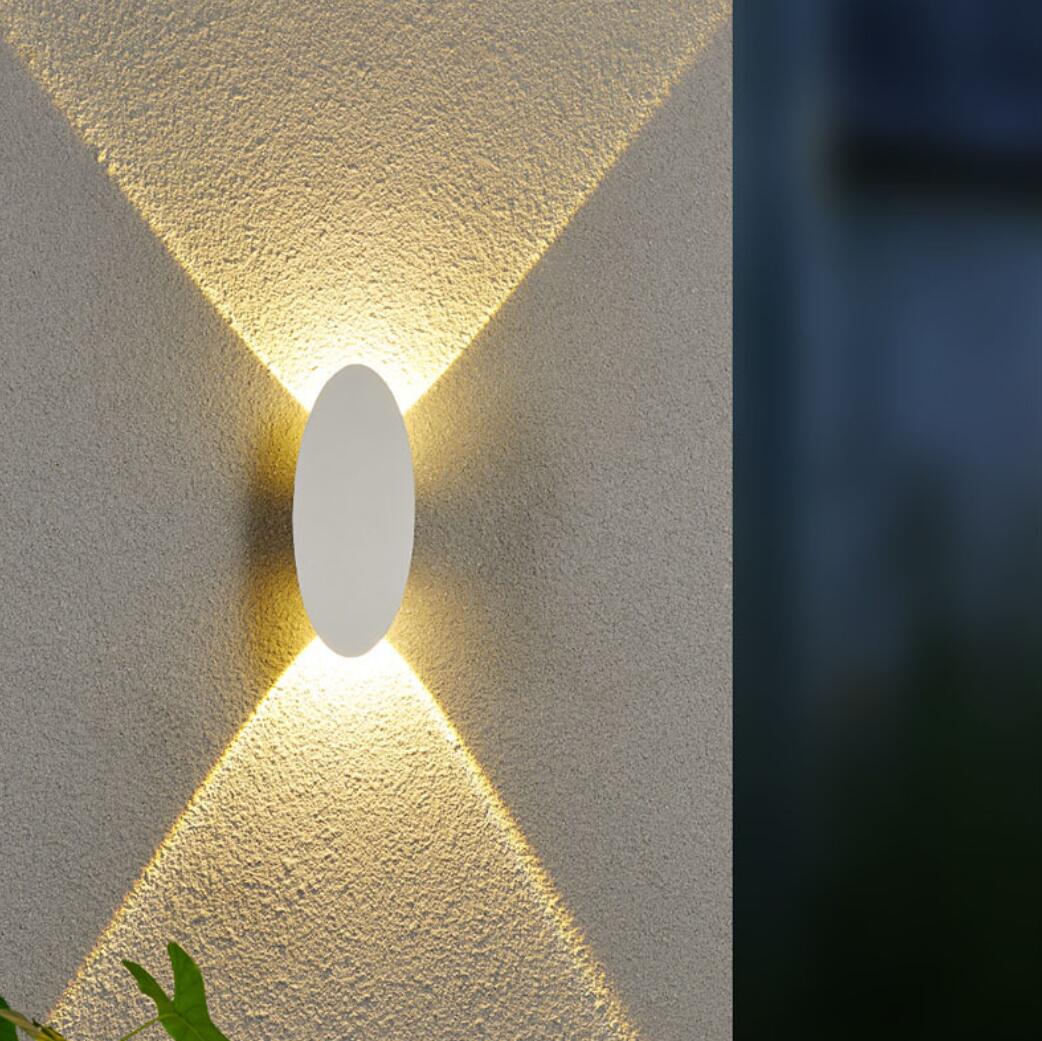 AbendGlanz – Moderne Außenwandleuchte LED Schwarz Terrasse & Garten
