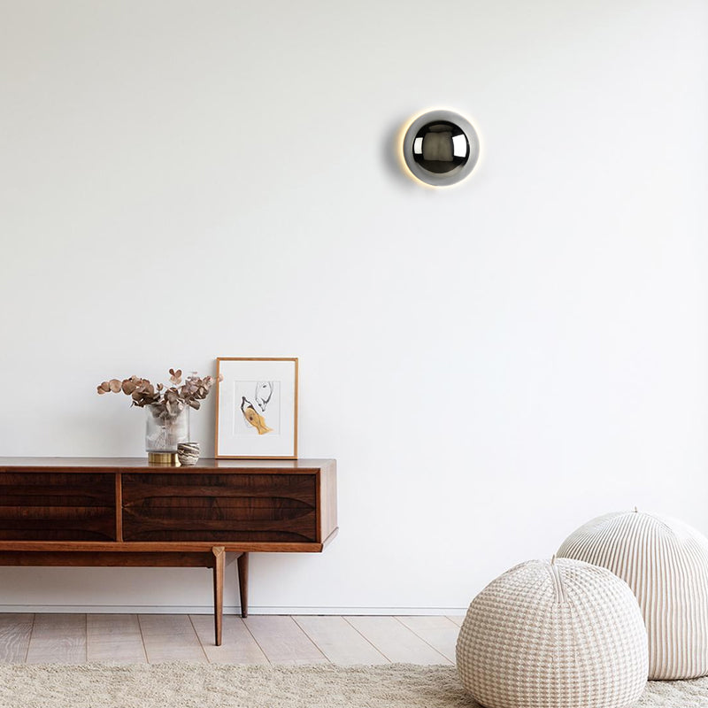 Medora Mittelalterliche Bauhaus Wandlampe – Antik Schwarz Flur