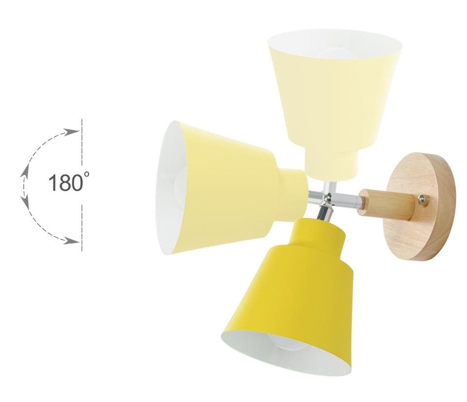 PivotLume - Verstelbare Wandlamp met Trekketting Schakelaar