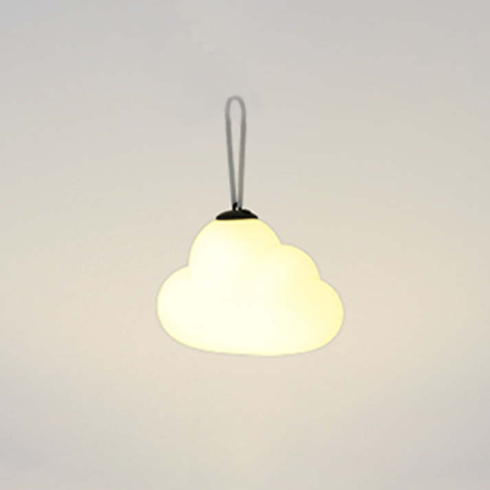 LumiMinori Hängeleuchte LED Wolkenform Weiß