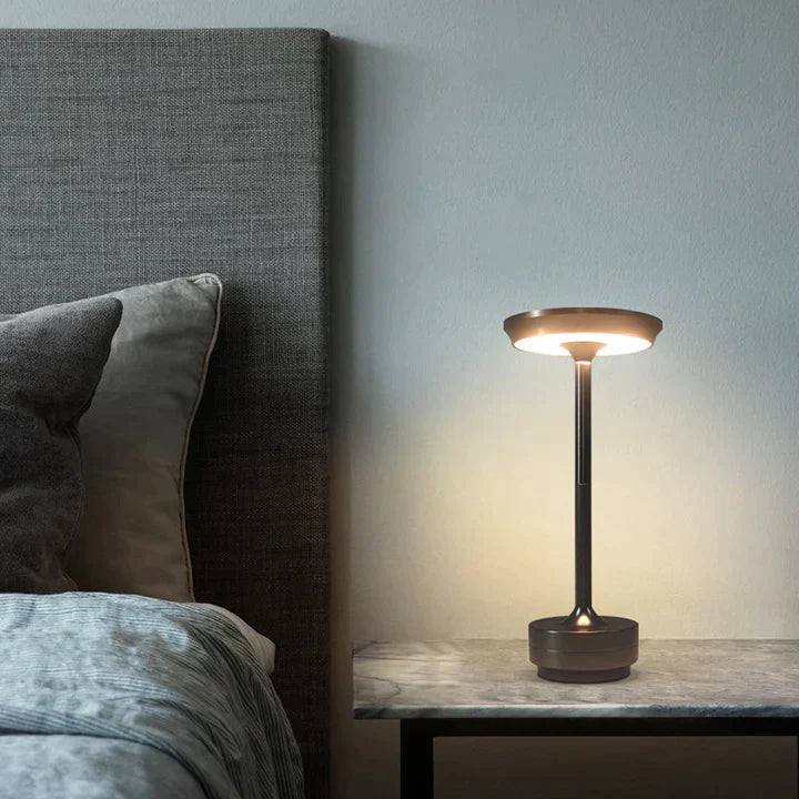 Glimmera | Kabellose Aufladbare Tischlampe mit Dimmbarer Helligkeit
