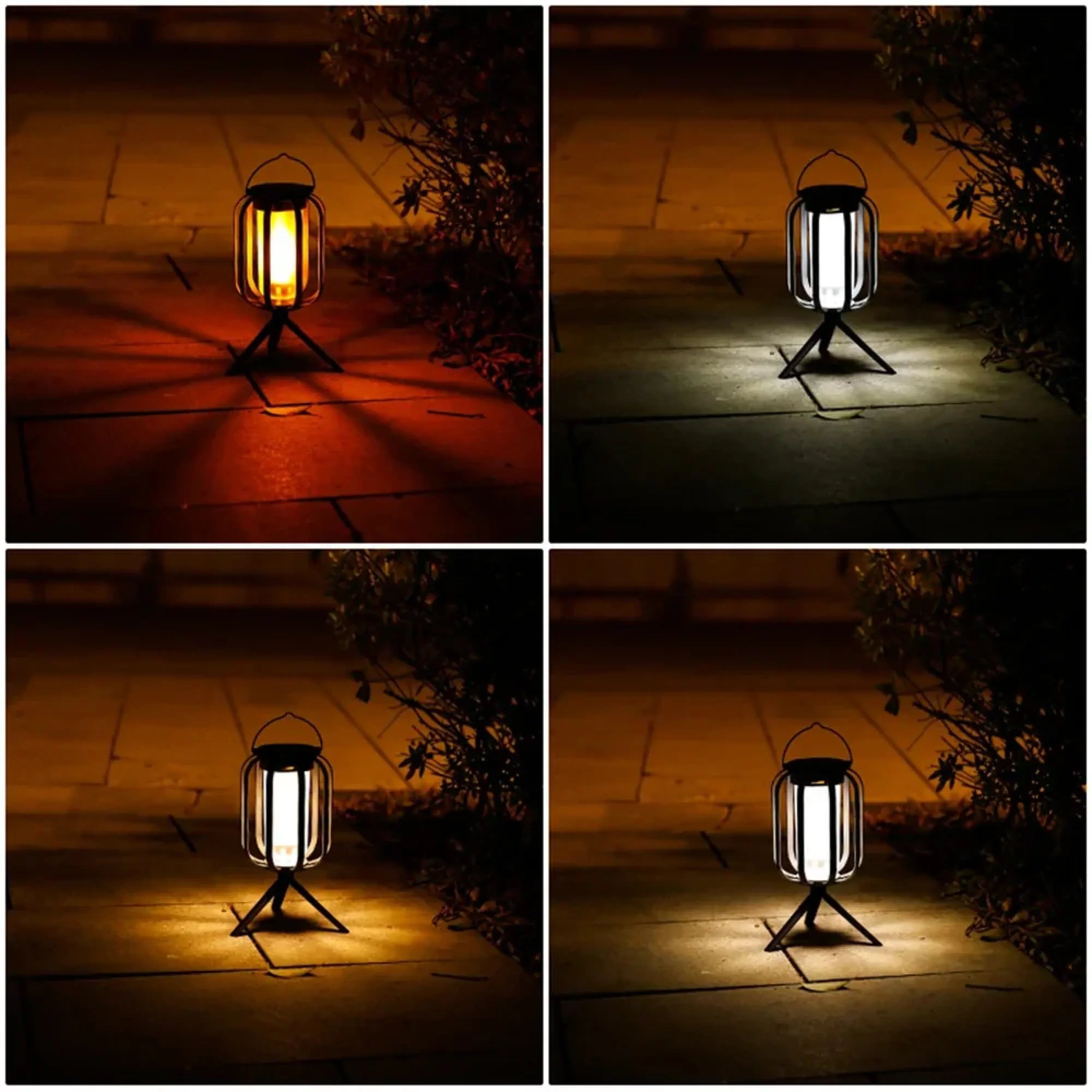 Liora Solar Laterne – Vintage Look, Warmlicht, Für Terrasse - Garten