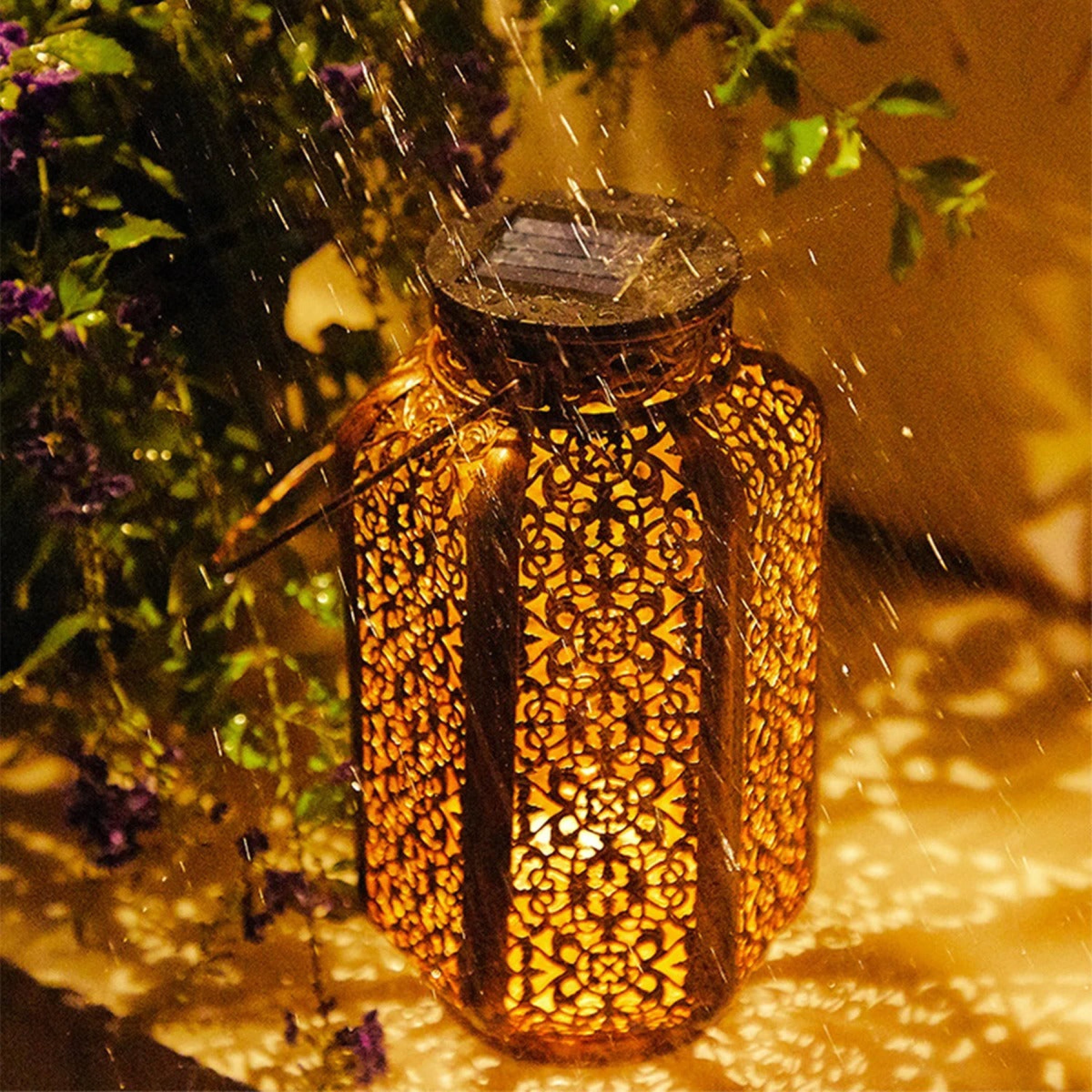 LunariGlow Solar Lampe – Modern, Kugelform, Warmlicht, Für Garten