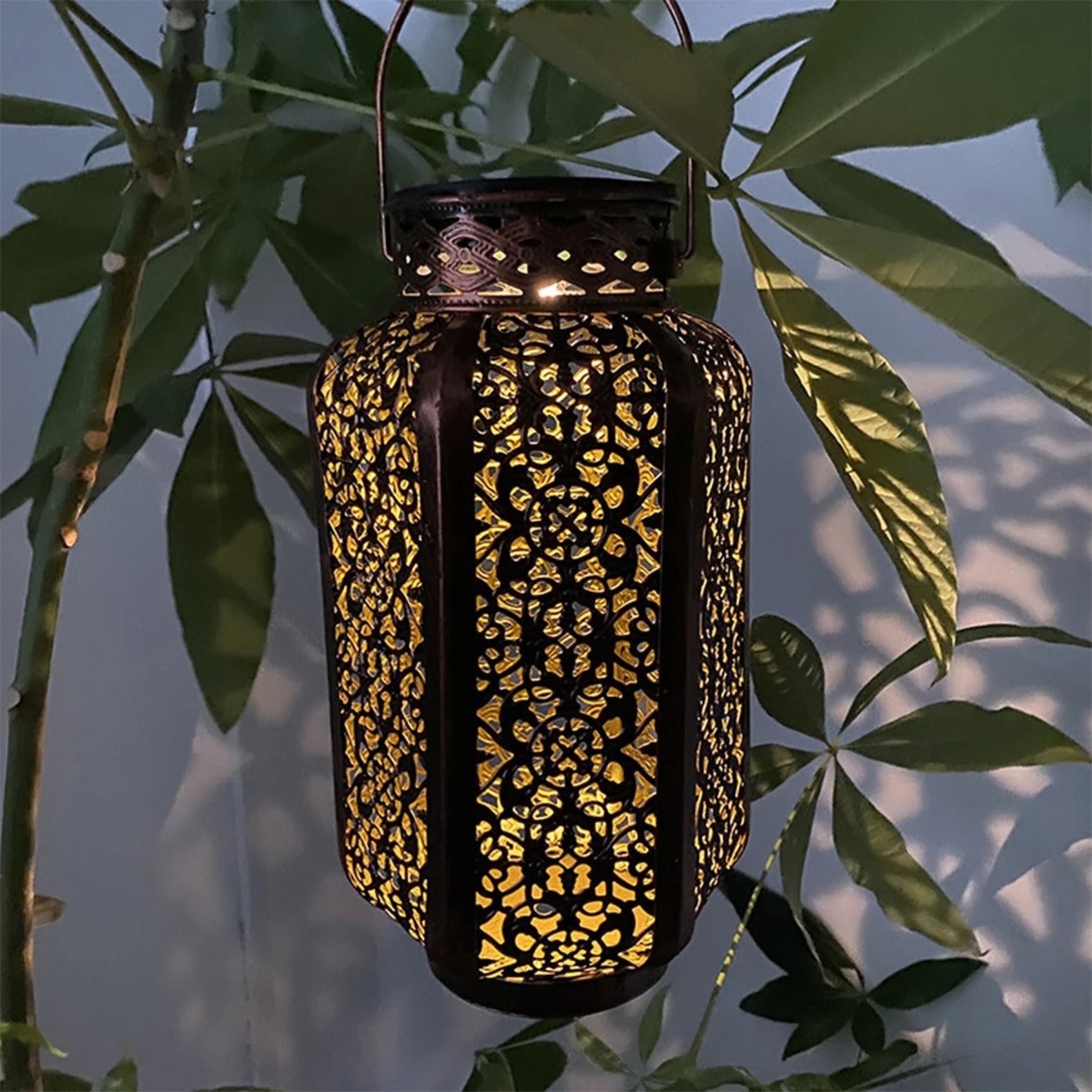 LunariGlow Solar Lampe – Modern, Kugelform, Warmlicht, Für Garten