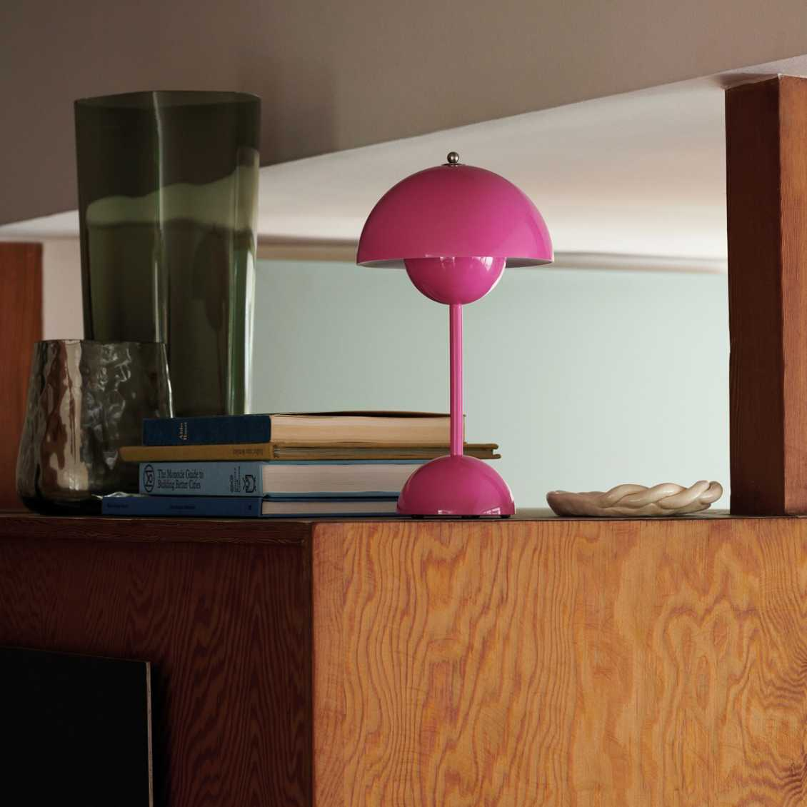 Mondschein – Moderne LED-Tischlampe dimmbar Weiß Wohnzimmer
