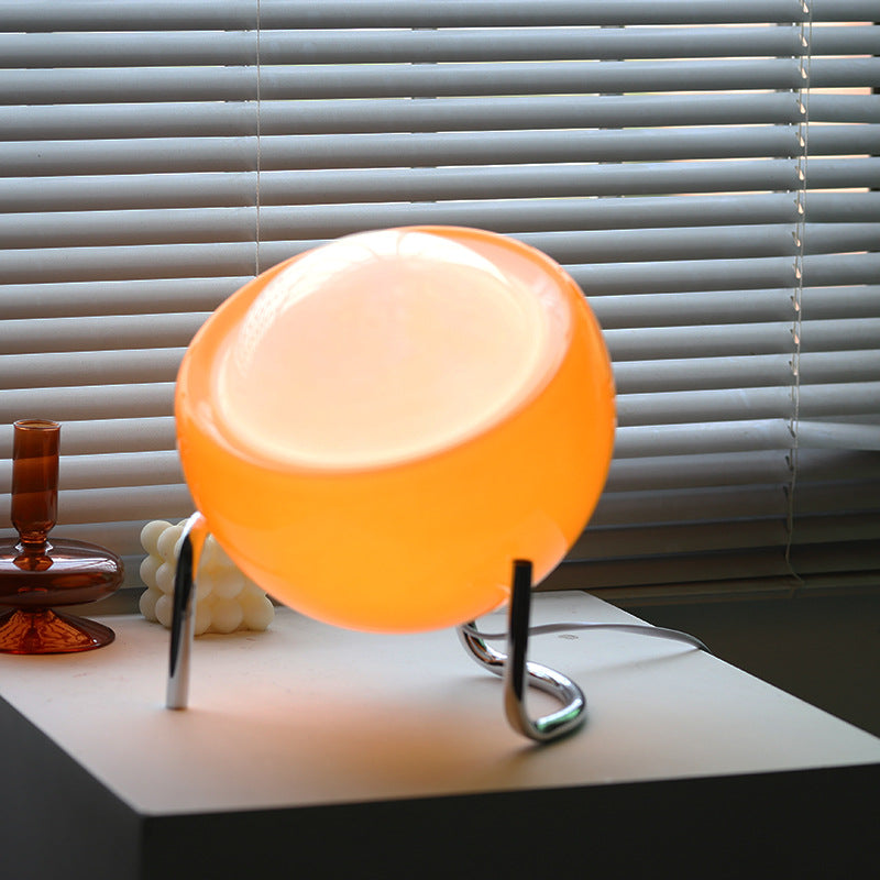 LumiBau Tischlampe – Mittelalterlicher Bauhaus-Stil LED Weiß Wohnzimmer