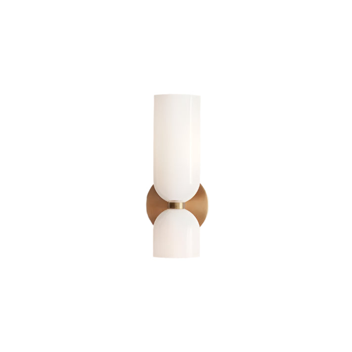 VitraGlow Glas Wandleuchte – Modern, LED, Gold, Für Flur