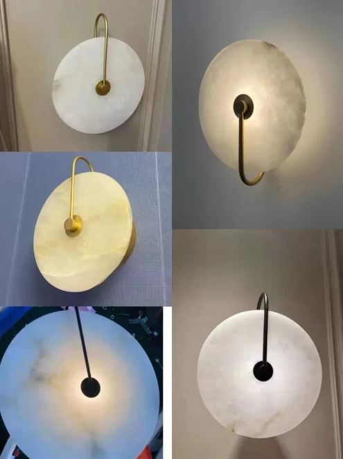 LumeRock LED-Wandleuchte mit Marmor – Modern & Elegant für Wohnzimmer