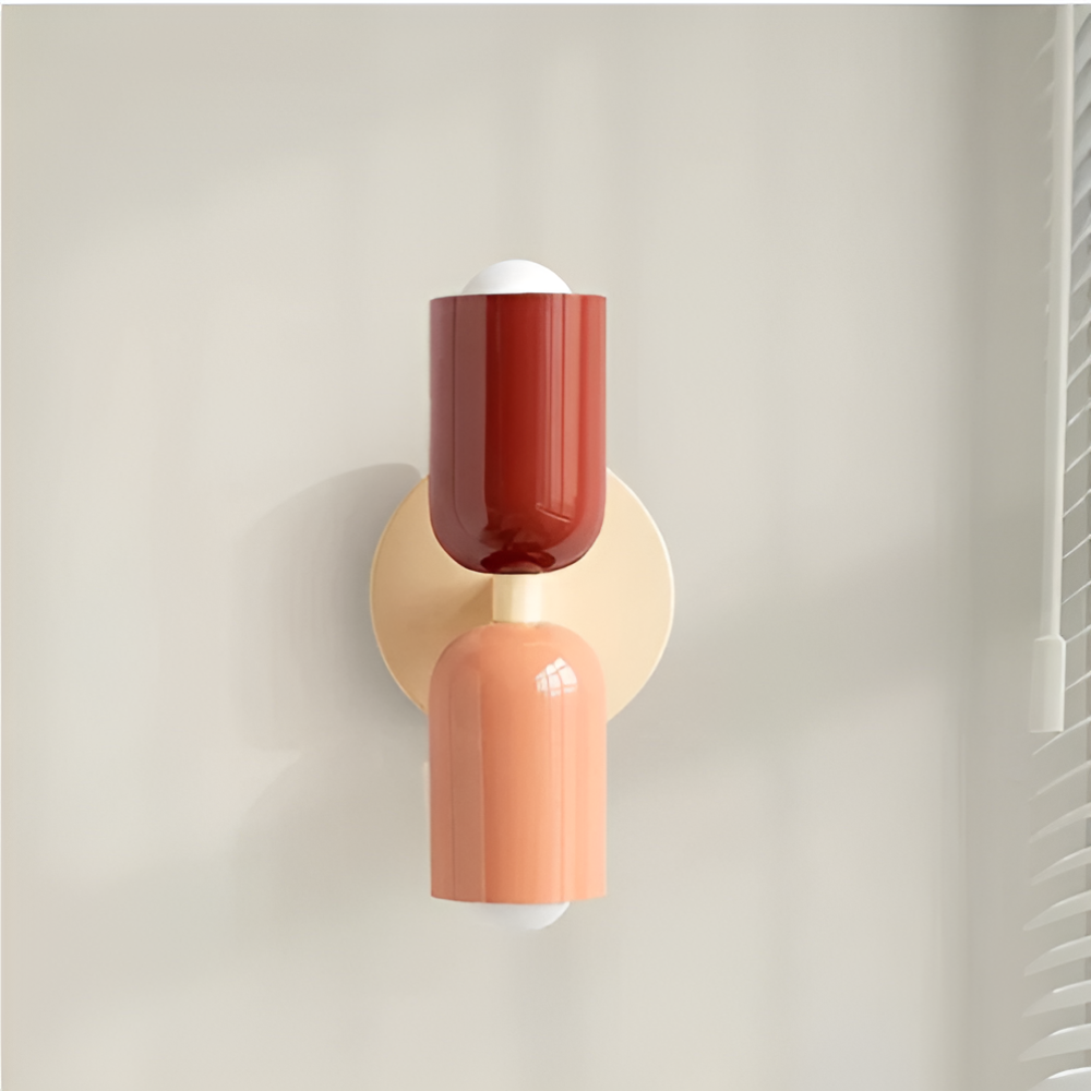 LumoNord Wandlampe – Skandi-Stil, LED, Up & Down Light, schwarz, für Terrasse
