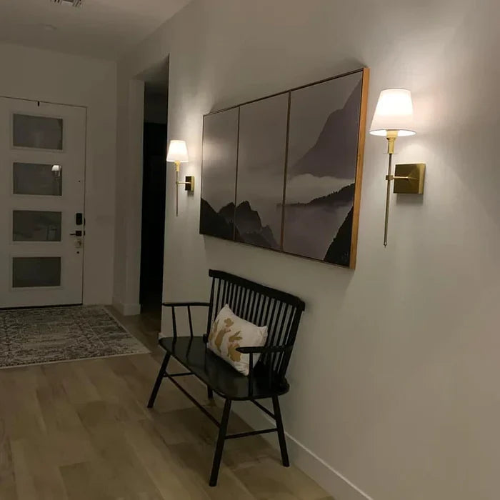 AuraCharge I Kabellose Wandleuchte mit einstellbarer Helligkeit - Modernes Design