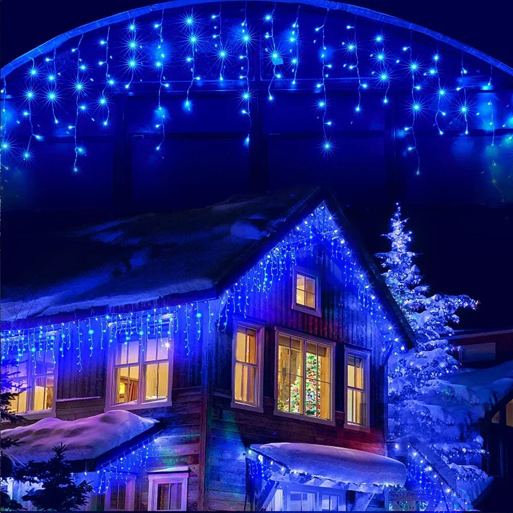 WinterGlanz – Festliche LED-Straßenlampe Warmweiß Garten