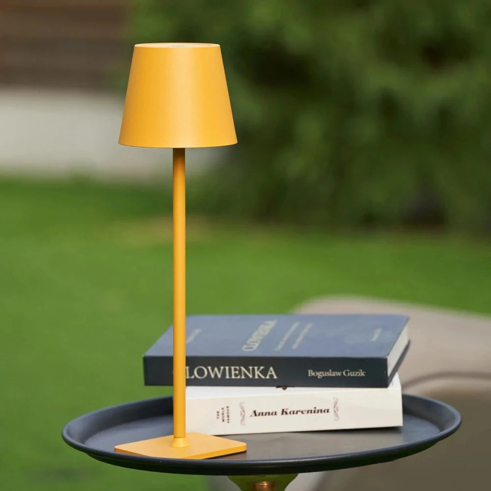 LumoTall Dimmbare Tischlampe Modern Gold für Wohnzimmer