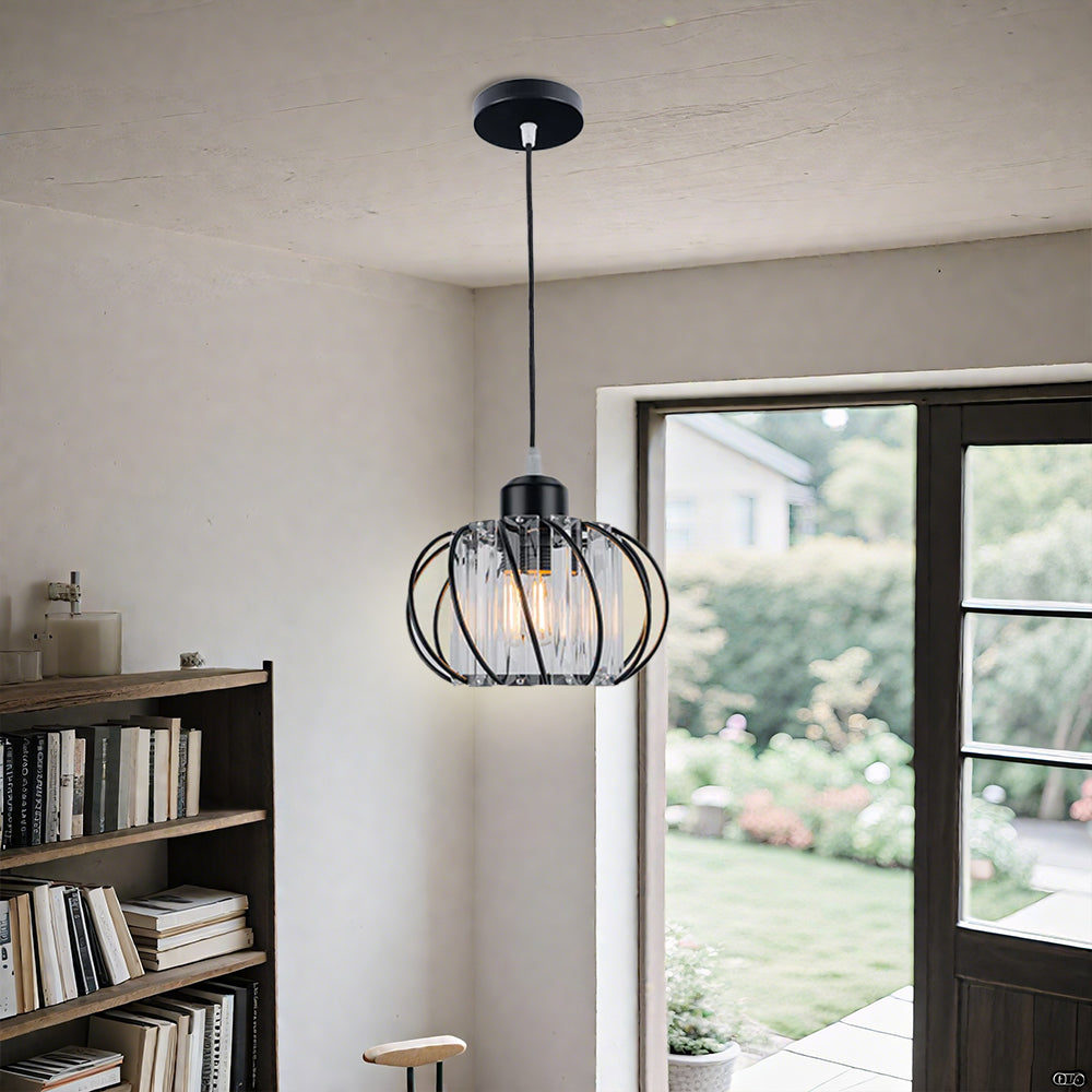 Nordische Pendelleuchte Glas – LED – Kugelform – Flur & Wohnzimmer