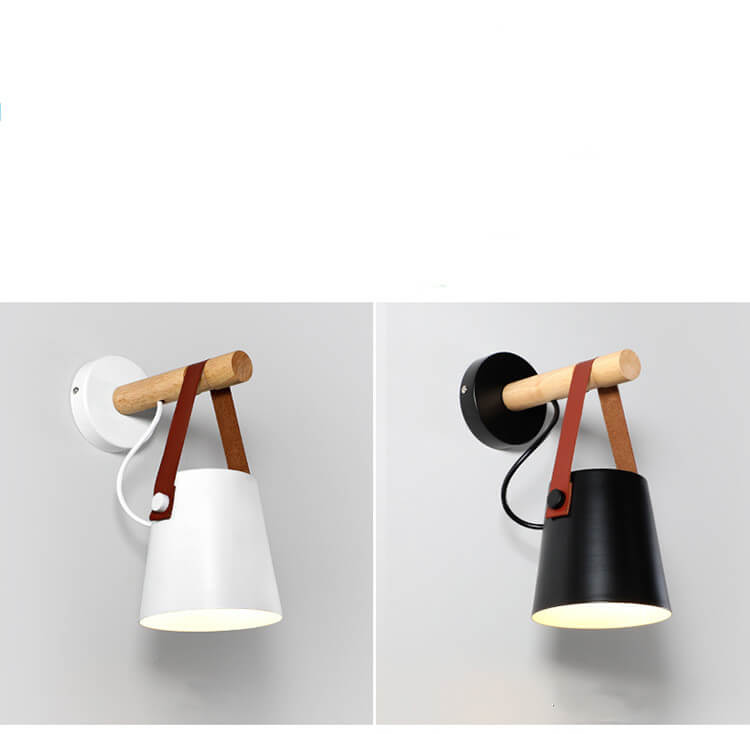 WoodHaven LED-Wandleuchte mit Holzarm