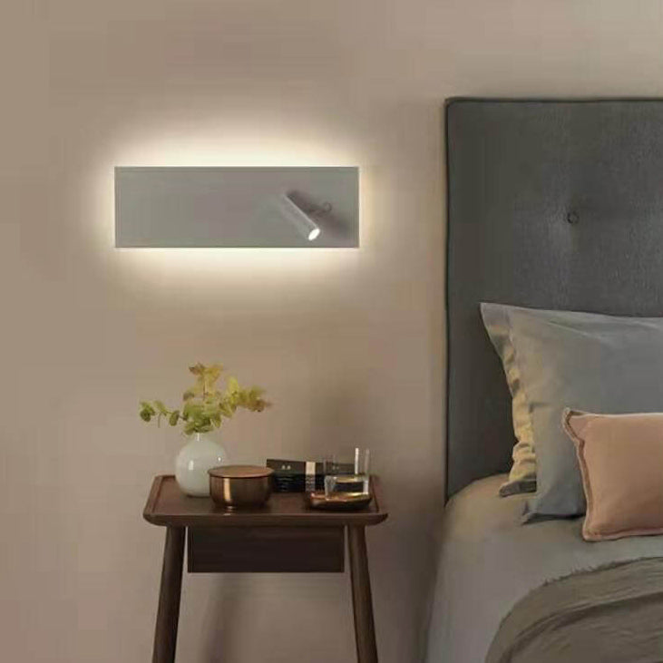 LumoScape - Energieeffiziente LED-Wandleuchte - Skandinavisches Design in Weiß oder Schwarz für den Wohnbereich