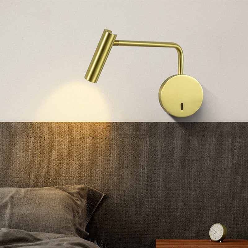 VernoLux LED-Wandleuchte – Modernes Design in Schwarz, Weiß & Gold